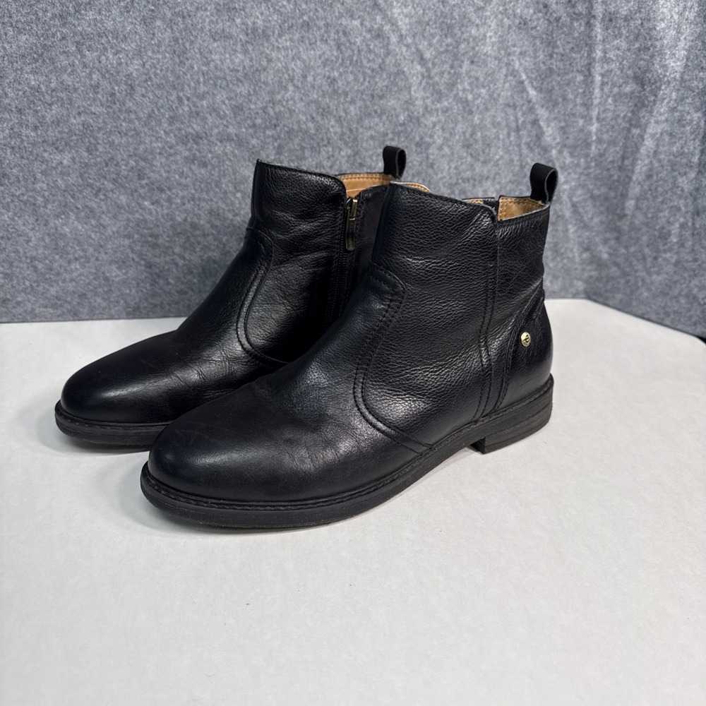 Easy Spirit Black Juna Ankle Boots Size 10M EUC. Low Heal